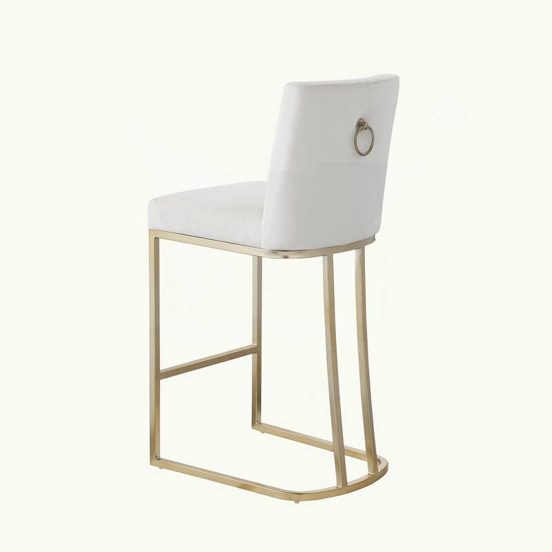 Bar Stools Set of 2 Counter Height 26" with Back On Sale Bed Bath